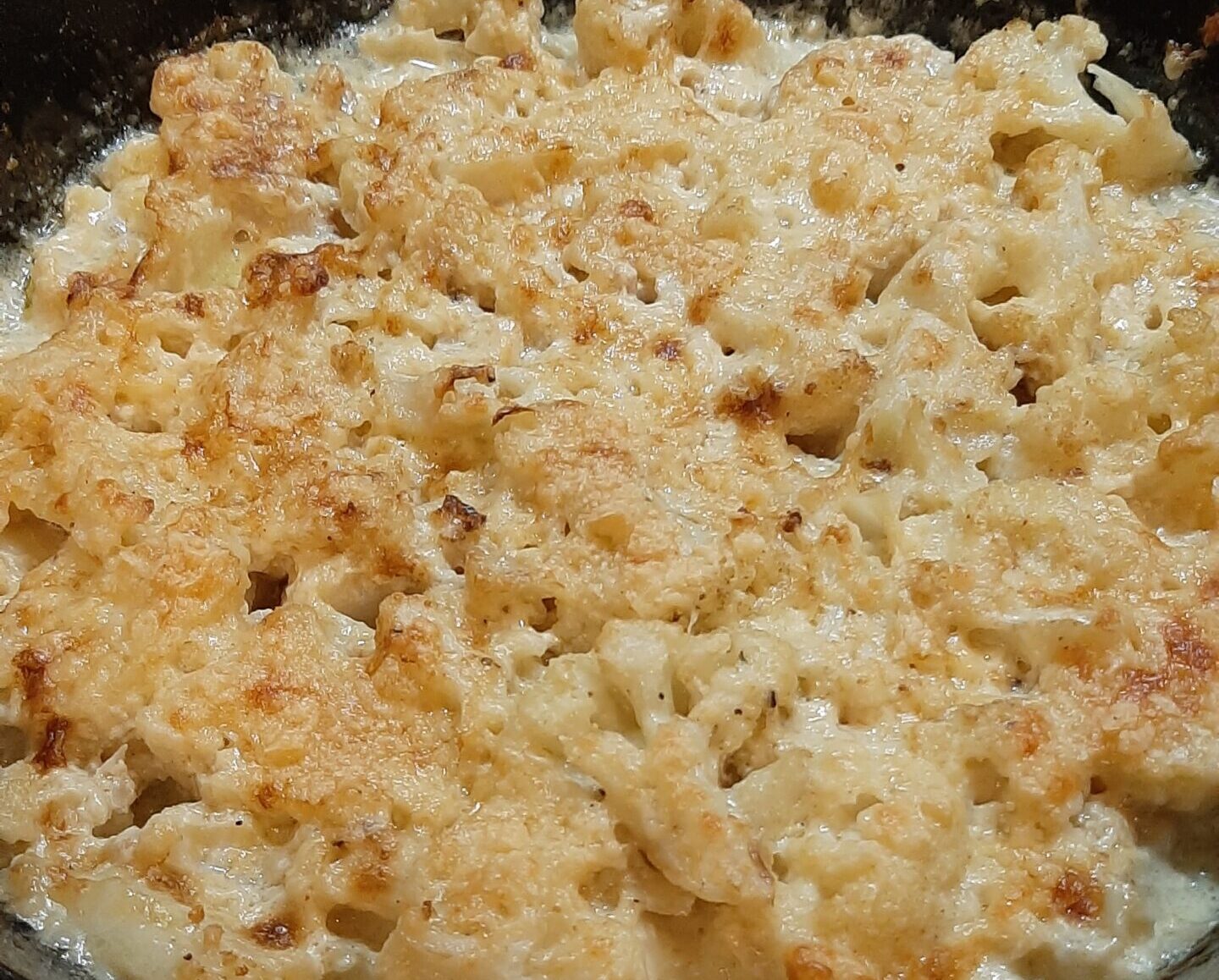 Coliflor gratinado