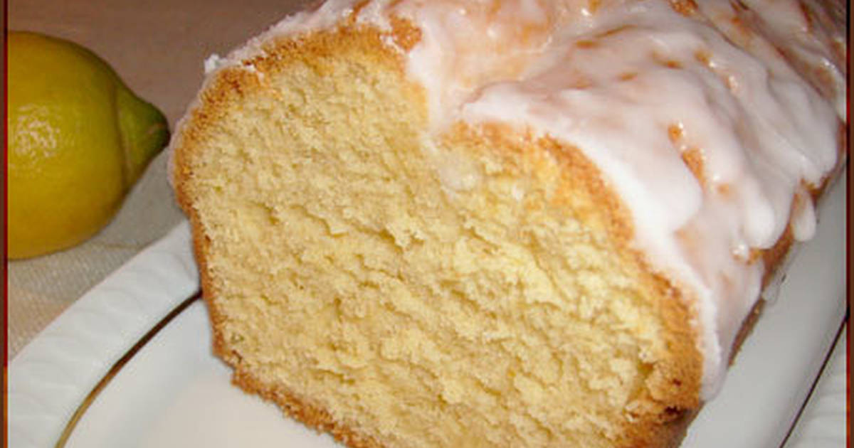 Budín de limón.