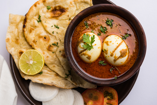 Huevos Tikka Masala estilo Mumbay