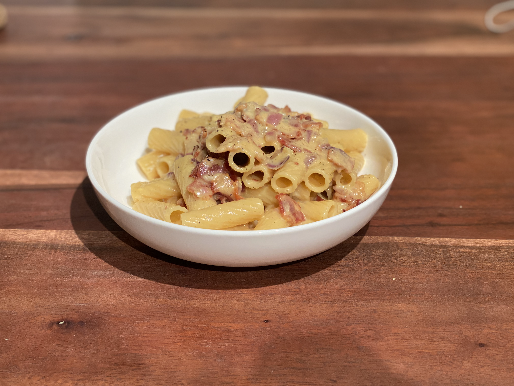 Pasta carbonara NO tradicional